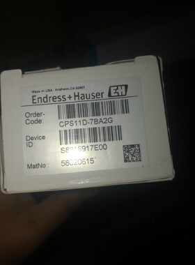 E+H电极CPS11D-7BA2G全新原装拍前请询价