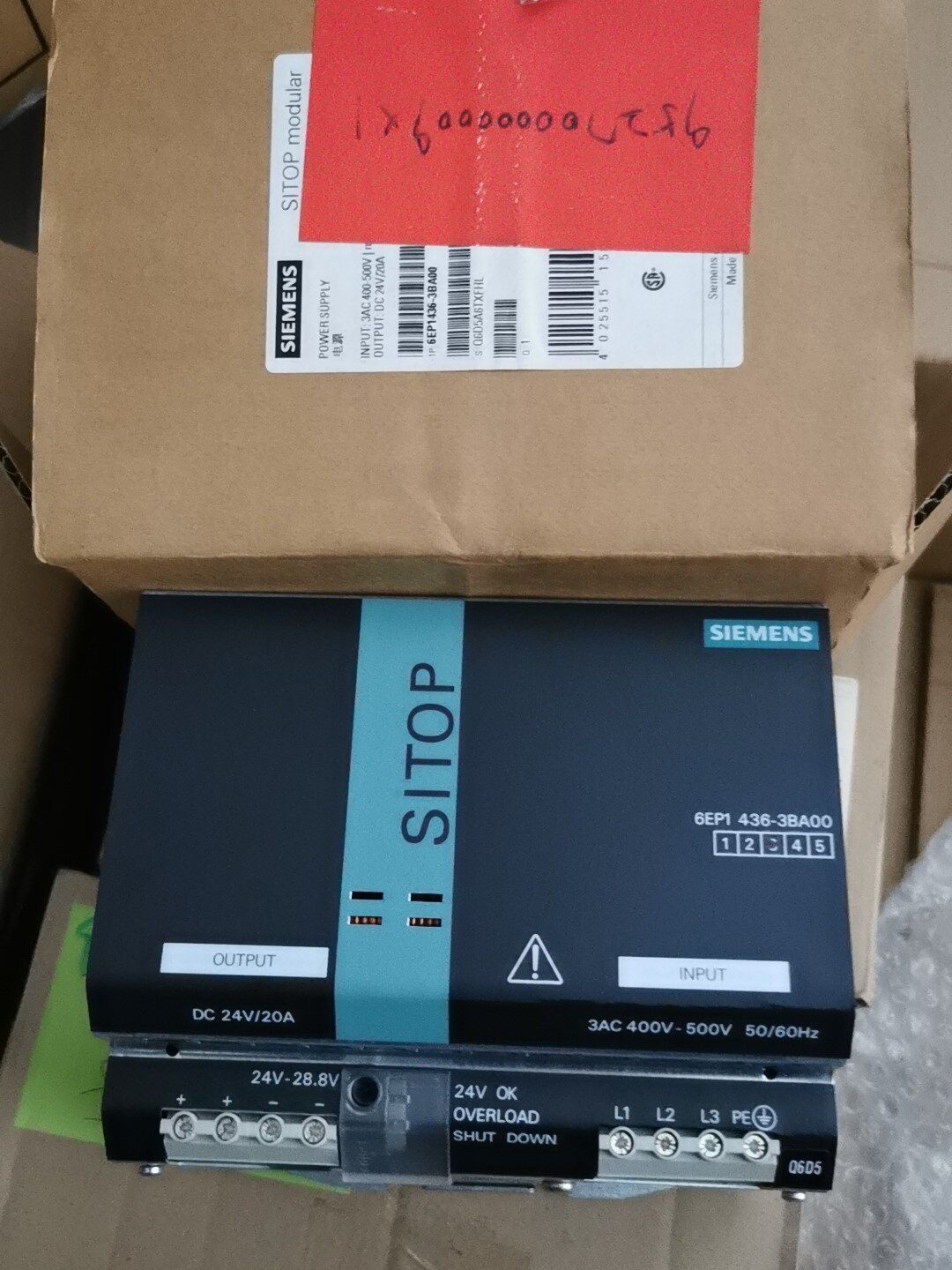 西门子6EP1436-3BA00电源 全新原装拍前请询价
