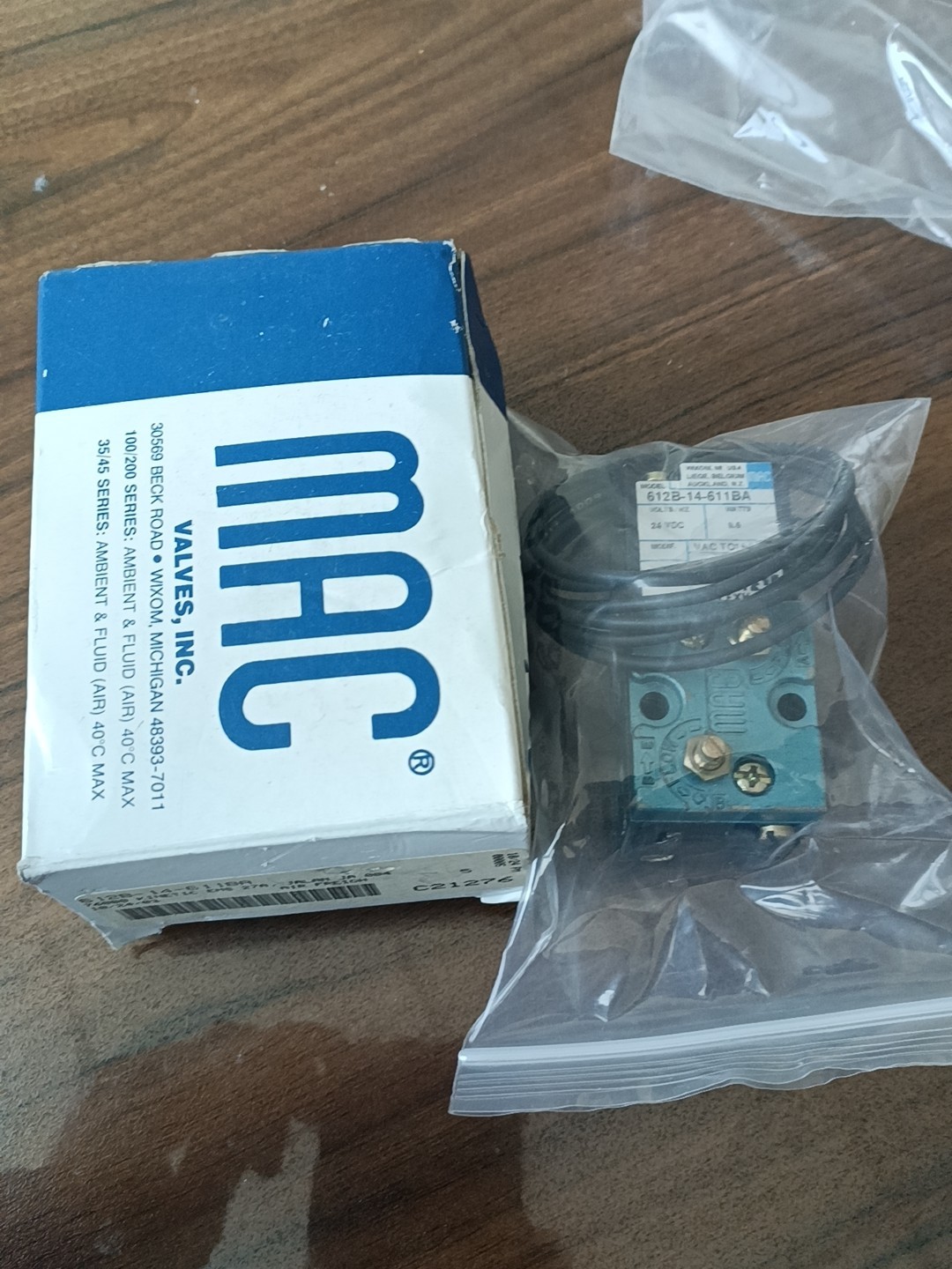 全新原装MAC 612B-14-611BA电磁阀拍前请询价
