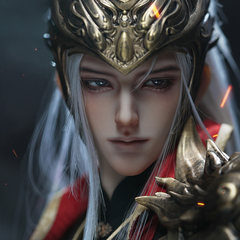 龙魂 尉迟恭 搜神传记 裸娃75壮叔bjd娃娃正版古风