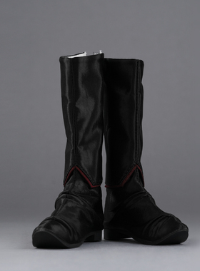 龙魂配件 BJD 70莫邪同款黑色战靴LH70SH-0001