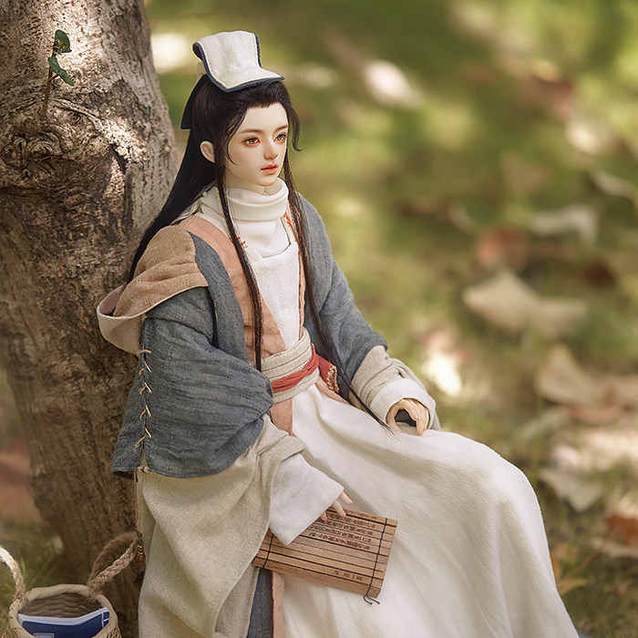 龙魂人形社 bjd娃衣 书生·白玦 官服62bc-0021(含鞋子)