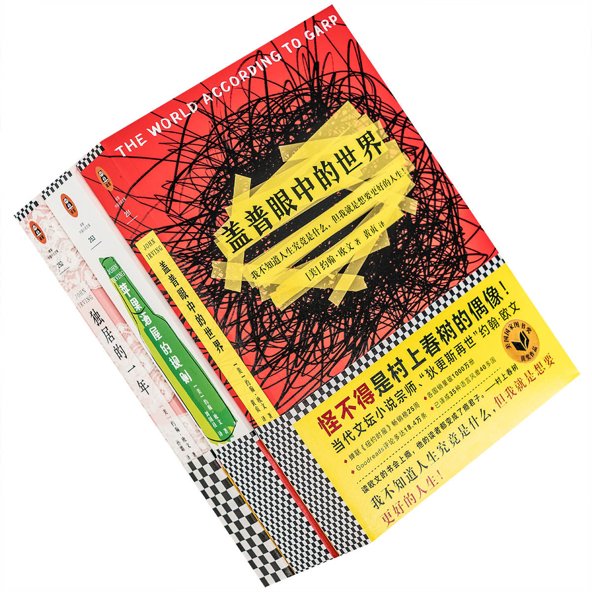 约翰·欧文作品全3册 苹果酒屋的规则+独居的一年+盖普眼中的世界 江苏文艺 外国文学小说书籍 正版包邮