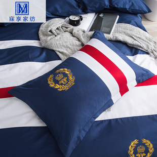 纯棉100全棉枕套48cmx74cm单个儿童四季一对装家用枕头皮男孩春秋