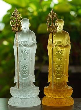 琉璃地藏王菩萨站像佛像