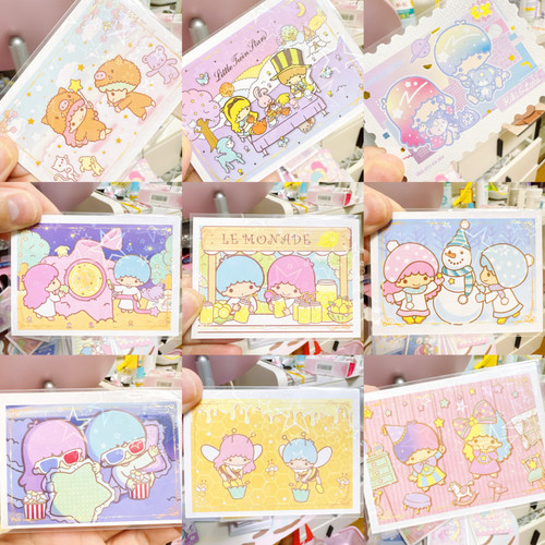 正品三丽鸥特价双子星卡片小卡5收藏卡牌little twinstars卡牌