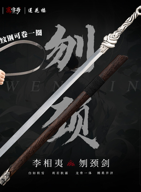龙泉影视莲花楼刎颈剑李相夷李莲花少师剑宝剑一体刀剑汉剑未开刃