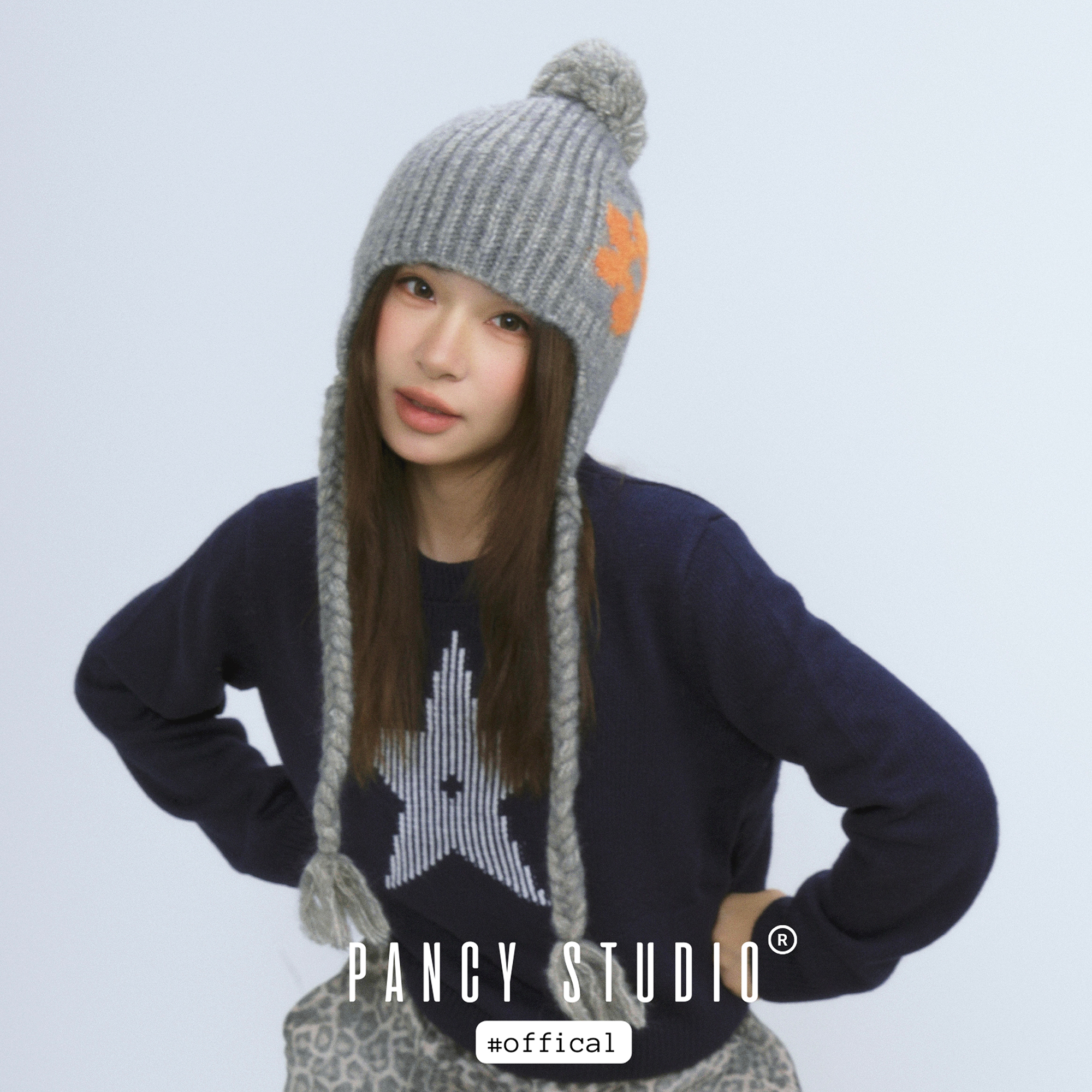 【新品85折】11/13 20:00 韩系麻花针织护耳帽小花包头帽毛线帽