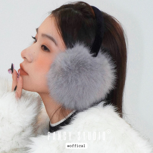 毛绒绒！纯色秋冬保暖耳罩耳套