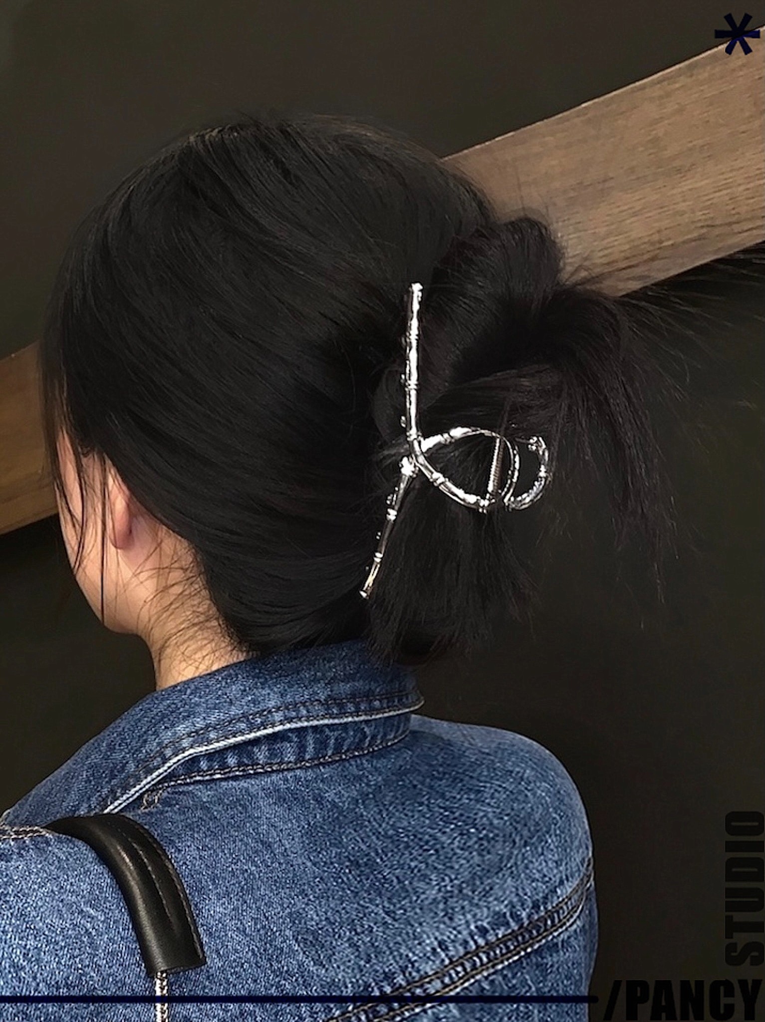 PANCY韩国气质网红竹节设计金属抓夹鲨鱼夹温柔法式大号发夹少女,饰品/流行首饰/时尚饰品新,发饰,淘宝优惠券,粉丝福利购,淘宝优惠卷