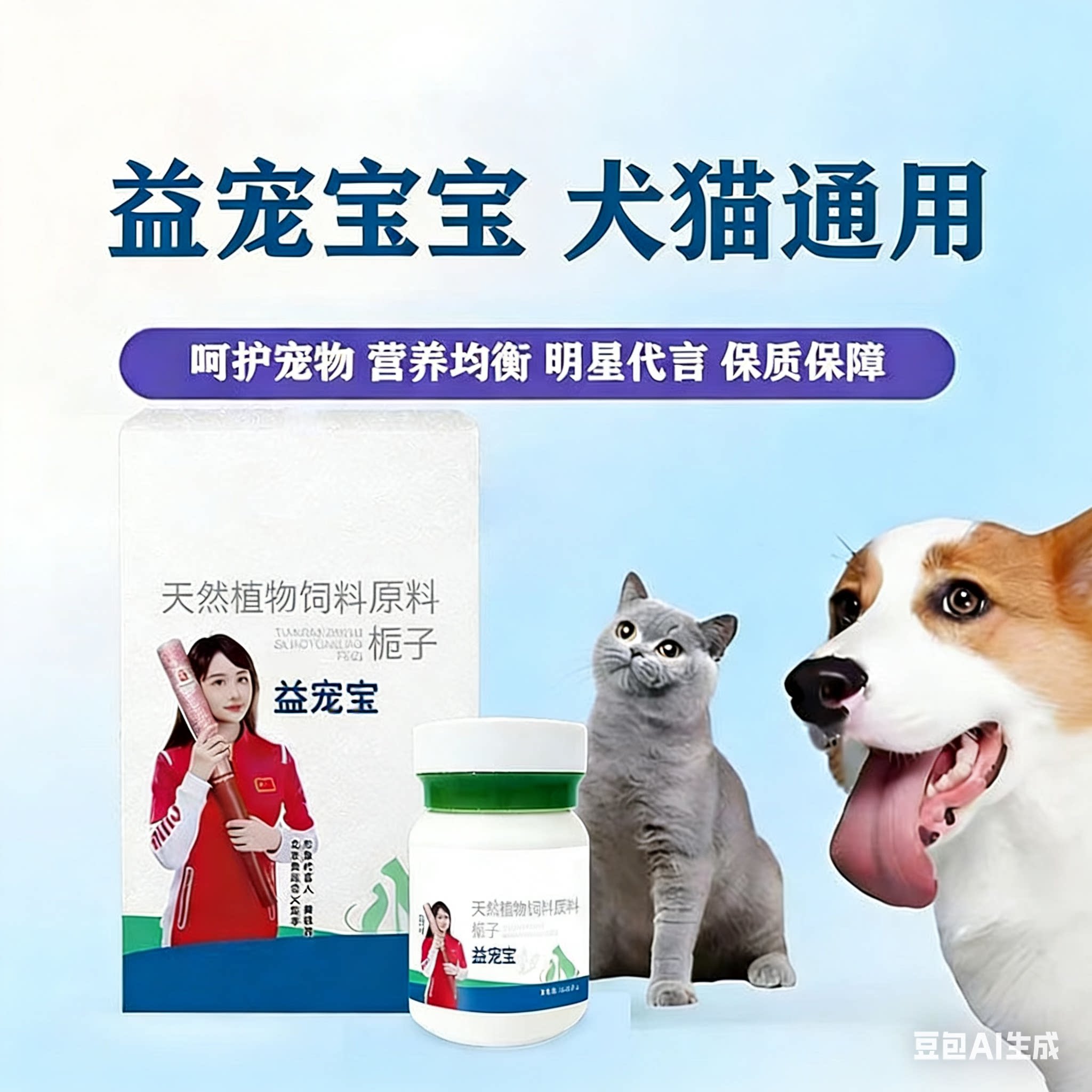 益宠宝猫狗通用驱虫片纯植物