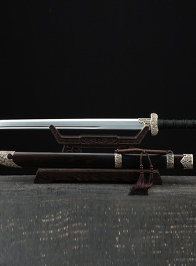 龙泉市硬刀剑工艺品黑檀木手工