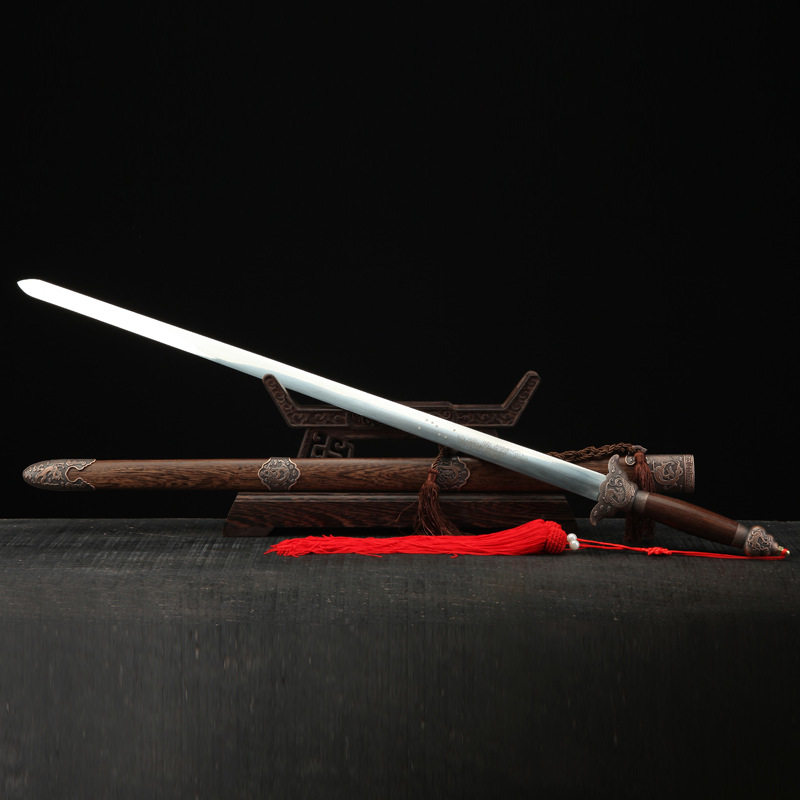 龙泉市刀剑手工锻打健身软剑晨练武术剑养身太极剑送礼未开刃