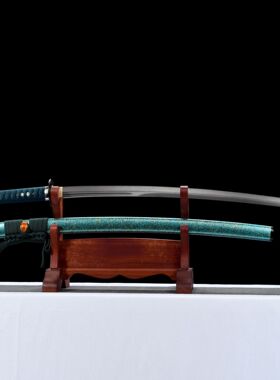 龙泉市刀剑手工锻打花纹钢小乌丸