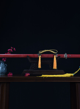 龙泉市刀剑T10烧刃鱼皮宝剑手工