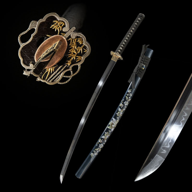 日本武式刀长款手工打刀东洋居合刀武士刃龙泉刀剑katana未开刃