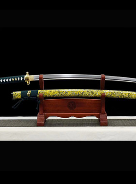 日式手工一体锻打武士刃练习刀