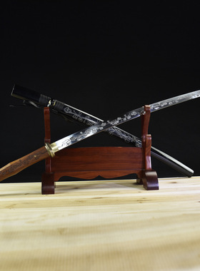 龙泉市刀剑手工锻打一体宝剑日式