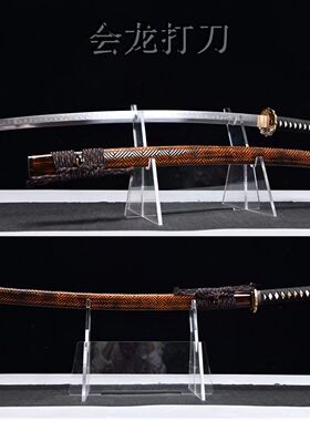 龙泉市刀剑手工研磨T10钢烧刃