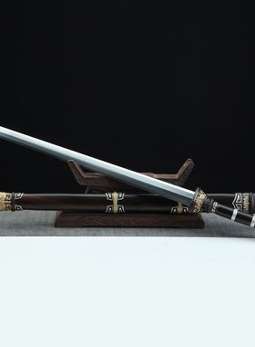 龙泉市刀剑手工锻打一体传统宝剑