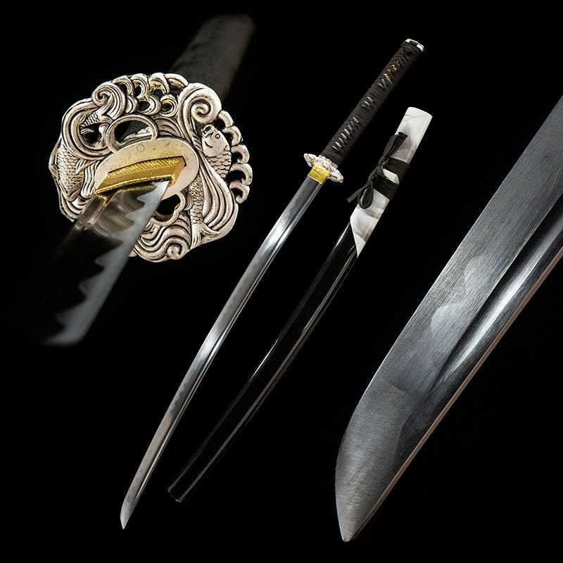 日本长刀武士刃居合龙泉刀剑东洋冷兵器手工锻打刀katana未开刃