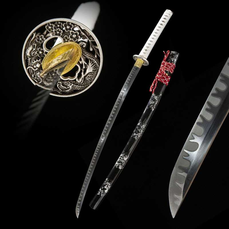 高速钢刀日本刀打刀一体长刀高硬度弯曲回弹武士刃katana未开刃