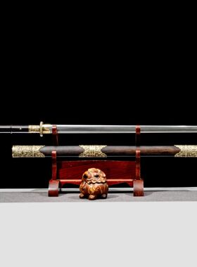 龙泉市刀剑手工锻打一体花纹钢