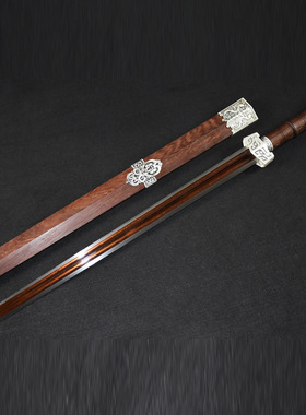 龙泉市刀剑花纹钢发红传统汉剑