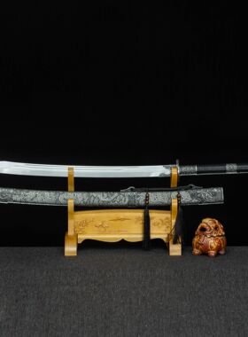 龙泉市刀剑高锰钢传统宝剑一体