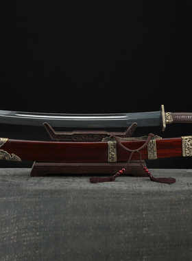 龙泉市刀剑花纹钢手工锻打清腰刀