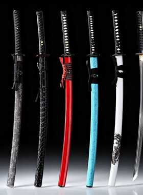 东洋武术日本居合刀覆土烧刃武士道长刀收藏装饰打刀katana未开刃