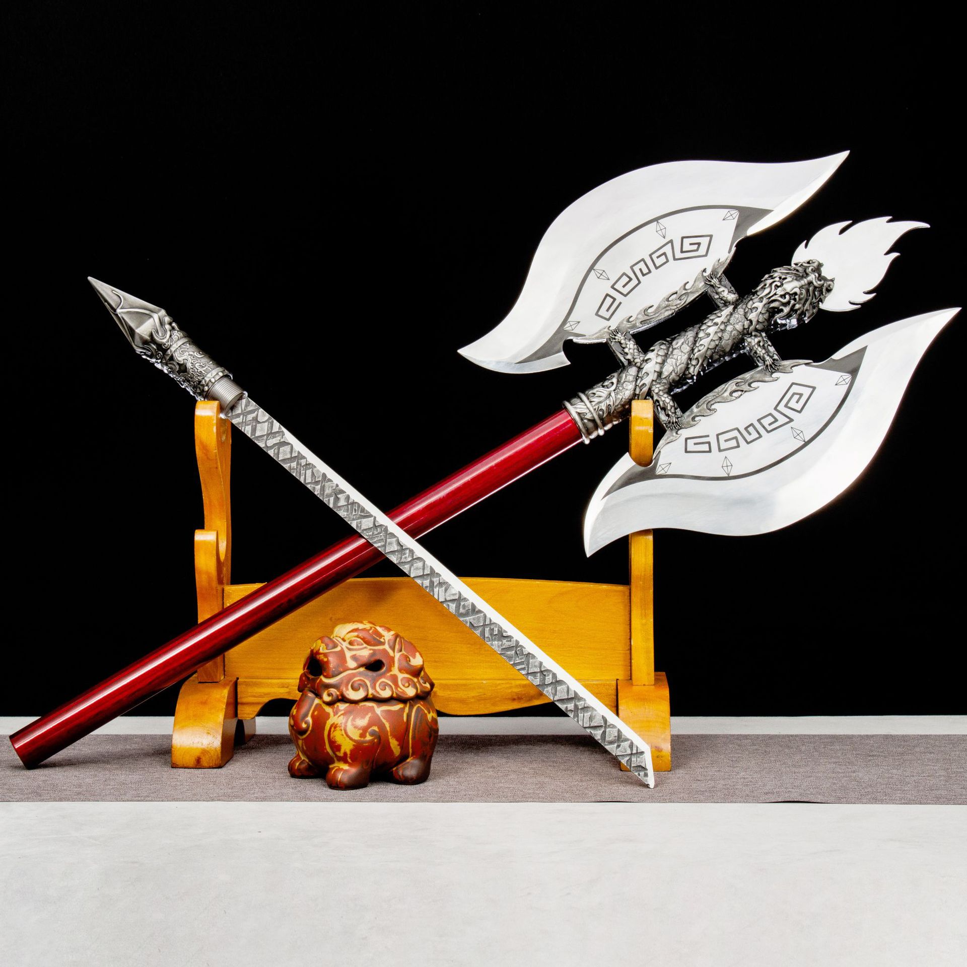 龙泉市刀剑影视十八般兵器不锈钢