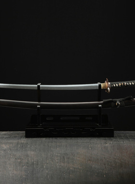 龙泉市刀剑花纹钢烧刃日式刀手工