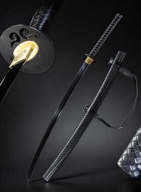 龙泉手工一体日本刀东洋居合长刀武士道打刀龙泉katana收藏未开刃