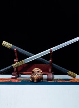 龙泉市刀剑高锰钢手工锻打素装