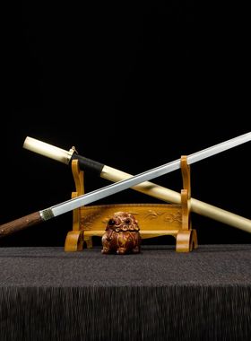 龙泉市刀剑高锰钢手工锻打环手