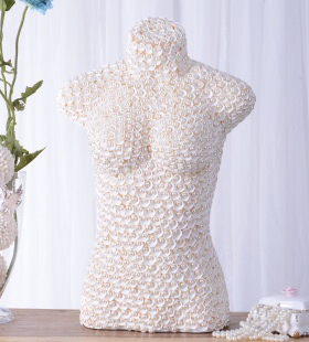 高级感创意珍珠贝壳雕塑艺术人物摆件现代轻奢酒店民宿新居软装