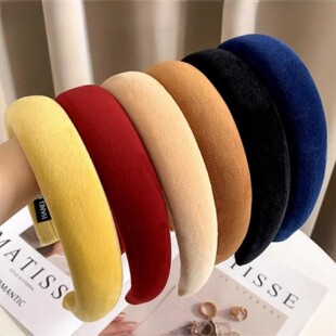 秋冬金丝绒高颅顶发箍女高级感头箍2025新款外出百搭压发发卡头饰