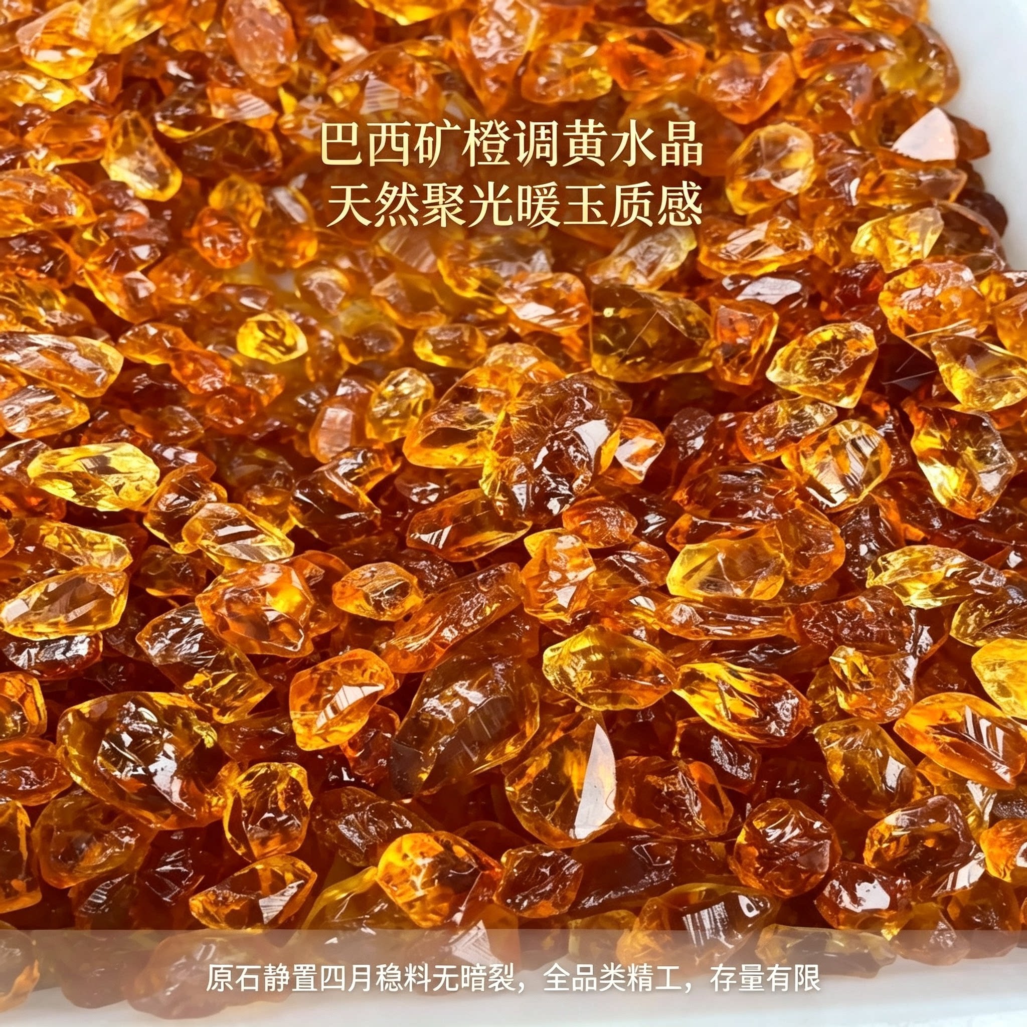 巴西暴力橙黄柠檬手镯手链项链坠