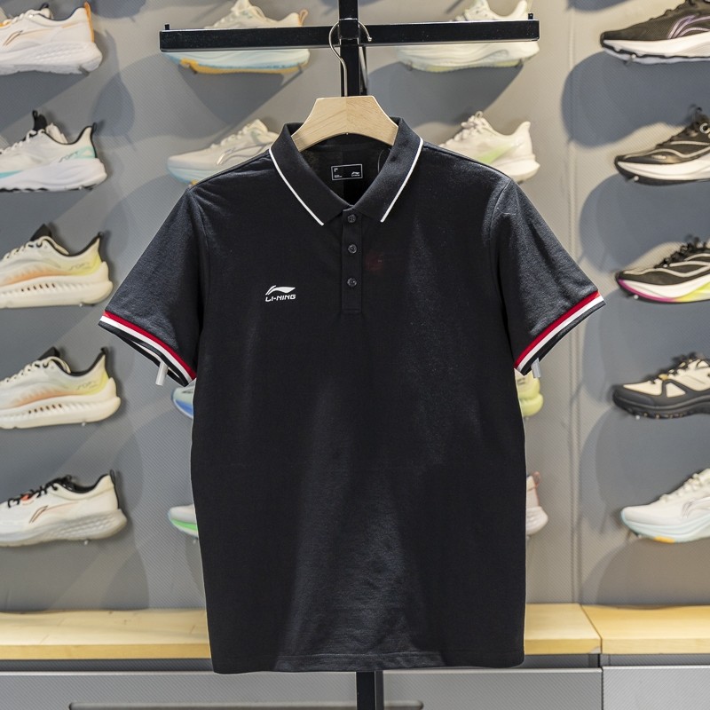 李宁男子短袖POLO衫2026春季新款团购系列舒适透气翻领T恤APLW475,运动服/休闲服装,运动POLO衫,淘宝优惠券,粉丝福利购,淘宝优惠卷