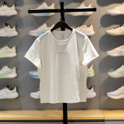 李宁女子速干凉爽短袖T恤