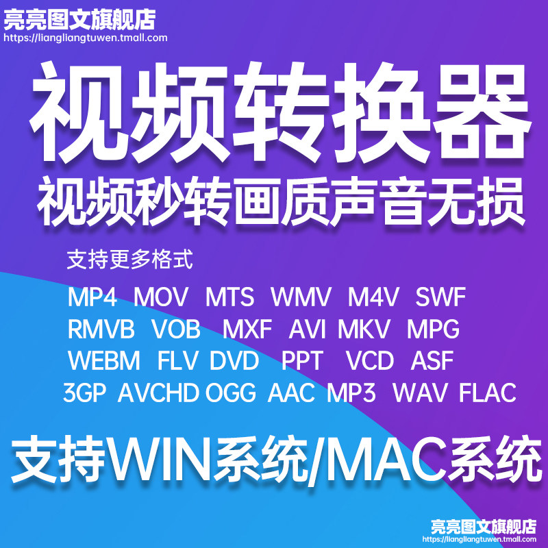 mp4视频转换器win/mac系统