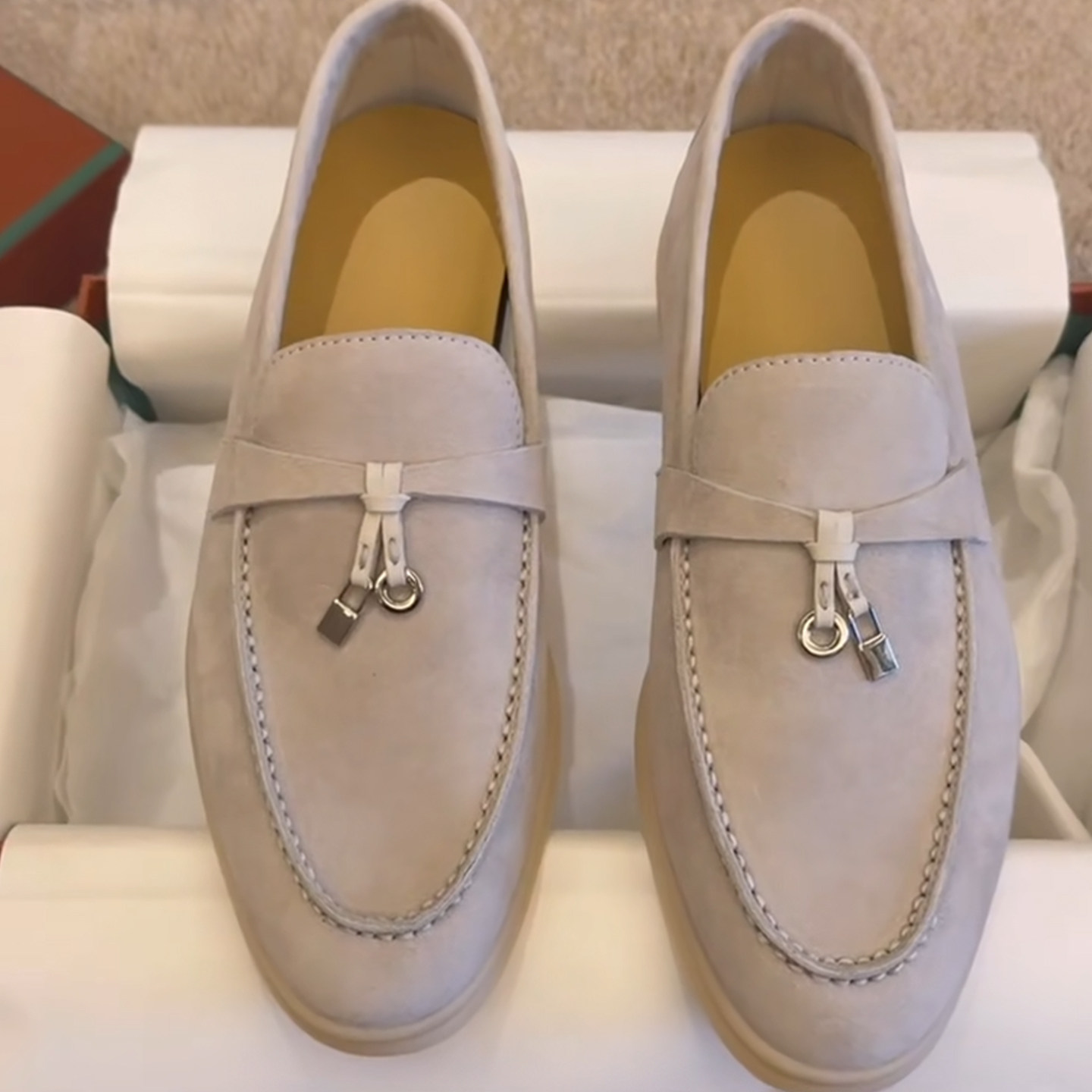 2026春季老钱风流苏乐福鞋女圆头平底休闲一脚蹬豆豆鞋金属扣单鞋,女鞋,乐福鞋（豆豆鞋）,淘宝优惠券,粉丝福利购,淘宝优惠卷