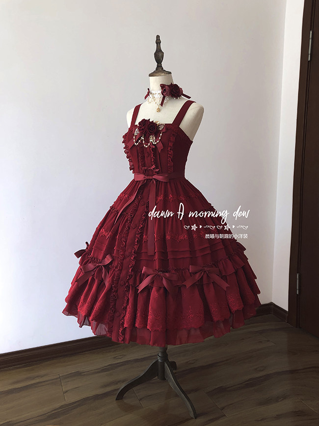 thumbnail for [Rose Girl] ---- Dawn and Chaolu original lolita ---- CLA JSK dress elegant spot