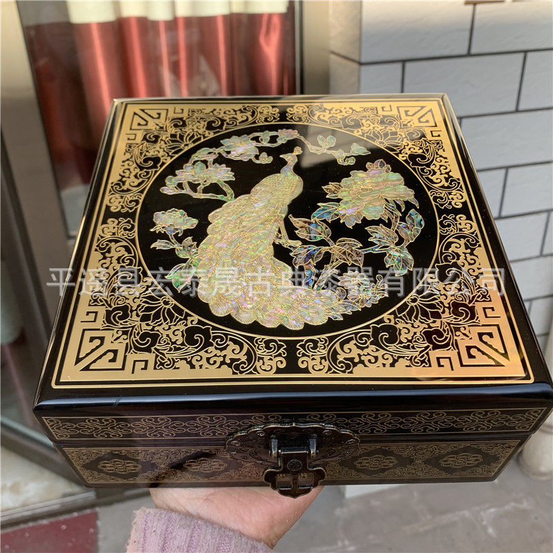 平遥 漆器工艺品首饰盒手表盒 首饰包装