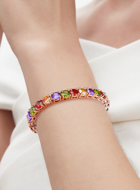 彩色璀璨爱意手链闪耀亮眼