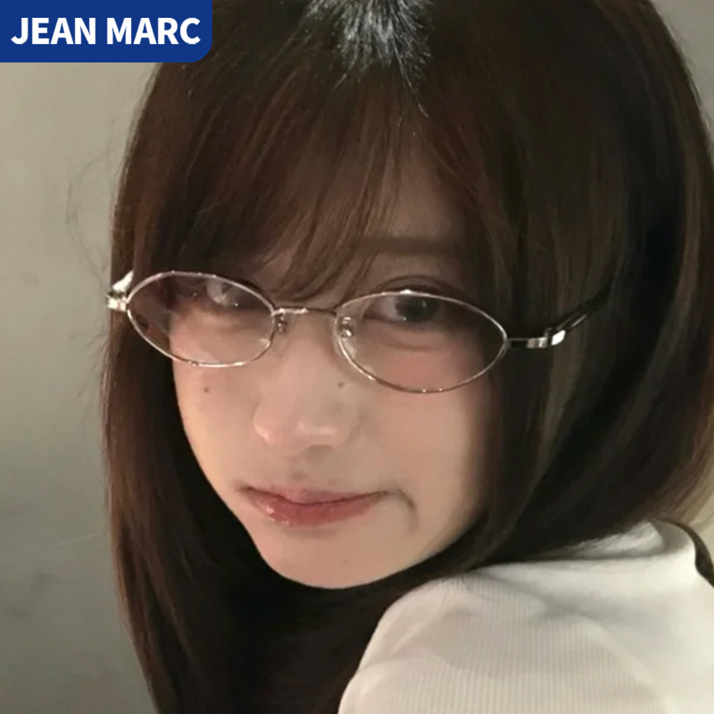 日系小众清冷感猫眼小框眼镜女小脸素颜纯钛超轻网上配镜近视镜架