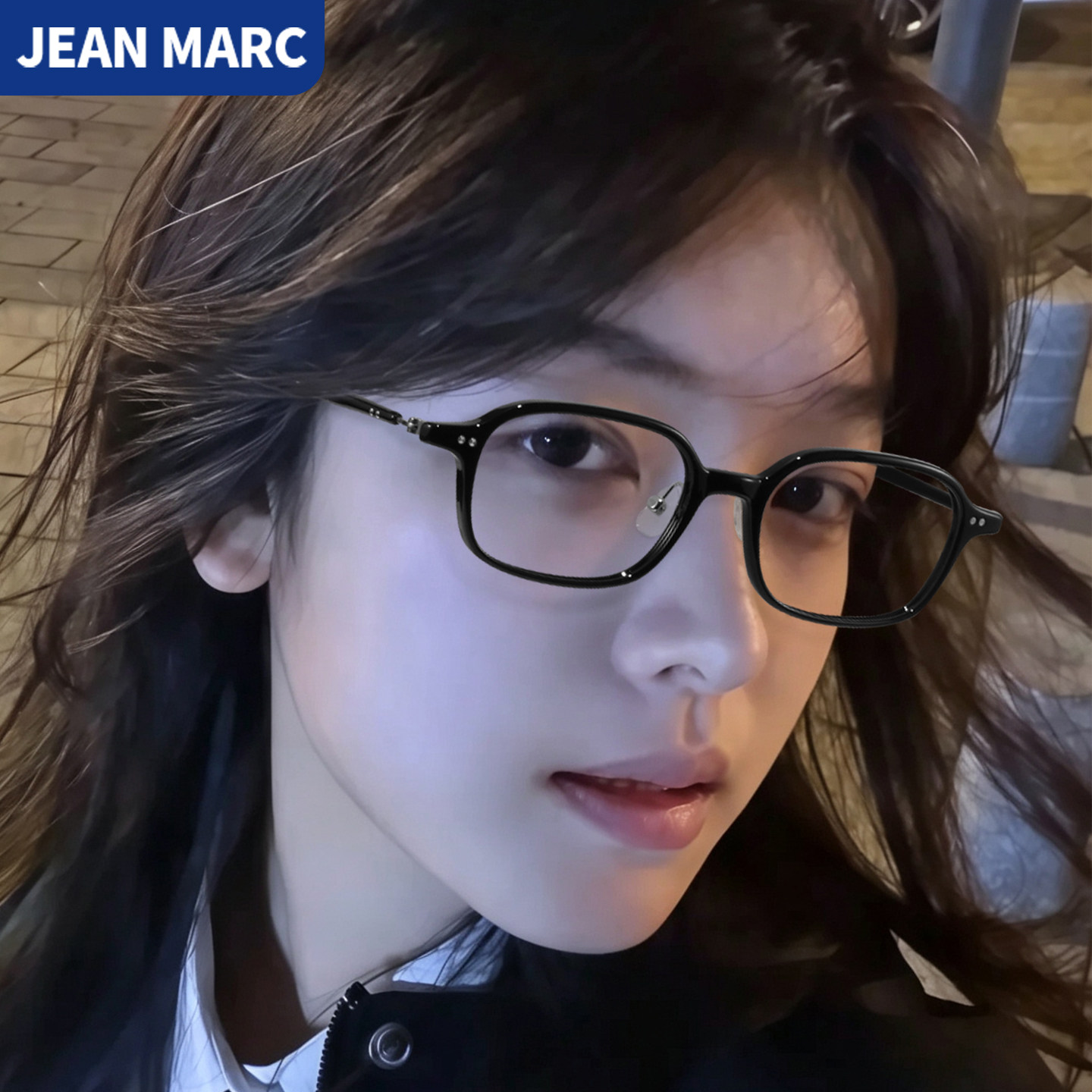 日系小框眼镜框素颜可配高度数复古长方形窄框眼镜超轻小脸女近视