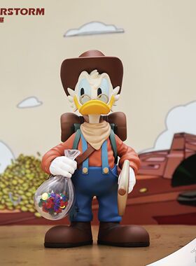 TOWU MORSTORM魔力风暴 迪士尼 探险家史高治潮流潮玩手办桌面