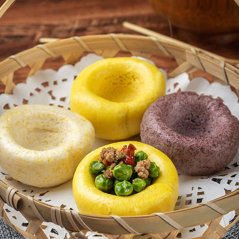 安井杂粮包800g28个营养早餐馒头点心食品杂粮粗粮半成品商用食材